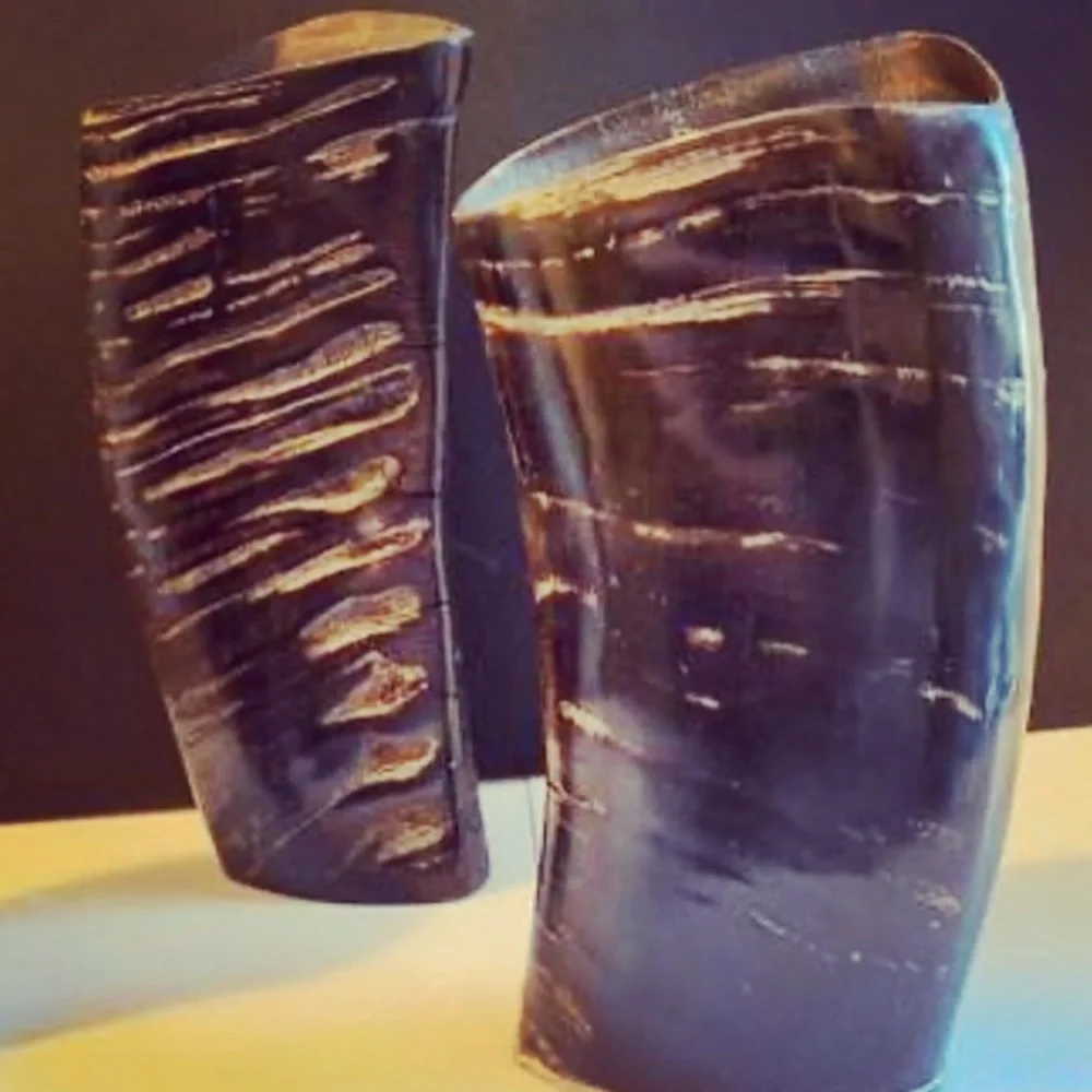 DONNA KARAN/URBAN ZEN HORN VASE